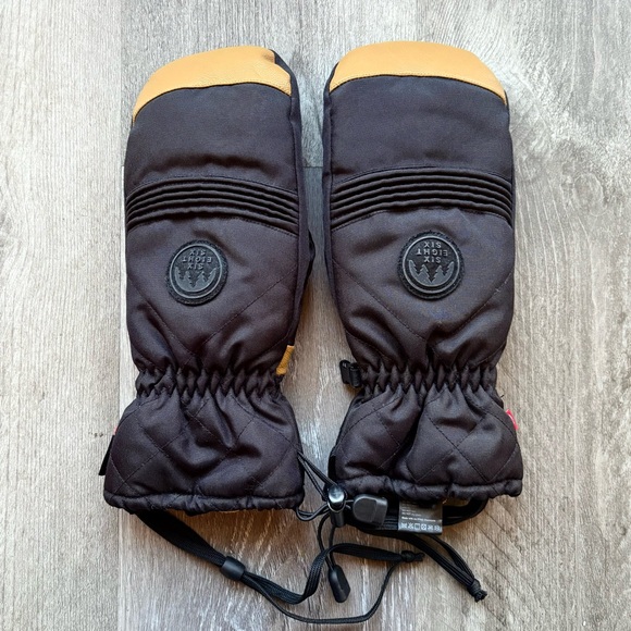 NWOT 686 Women's Jubilee Snow Mitt Size M Black / Brown - Picture 3 of 12